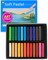 24 Assorted Colors Non Toxic Art Supplies, Square Charcoal,Soft Chalk Pastels